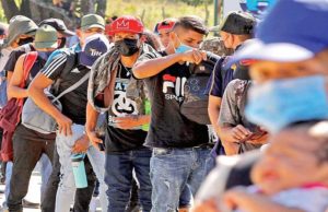 Primera caravana del año sale de Honduras
