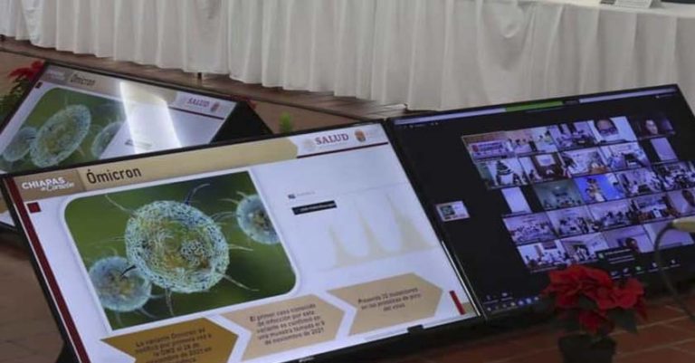 Confirma Chiapas primer caso de ómicron