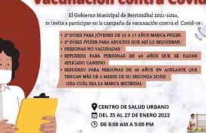 En Berriozábal aplicarán vacunas contra el Covid19