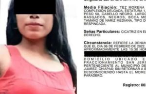 Localiza FGE a una adolescente con reporte de extravío en Unión Juárez