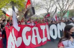 Aficionados del Atlas exigen justicia y realizan marcha