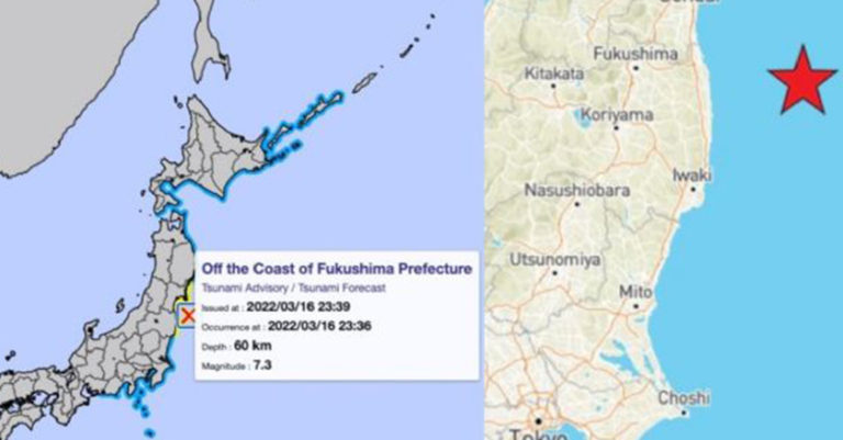Japón activa alerta de Tsunami