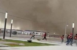 Tolvanera en aeropuerto Felipe Ángeles no dejó daños