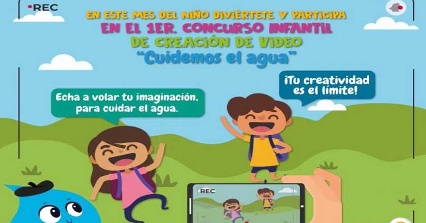 Lanza SMAPA 1er. Concurso infantil de creación de video “Cuidemos el agua