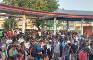 Nueva caravana migrante en Tapachula