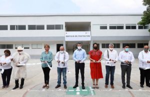 Rutilio Escandón inaugura edificio en la Comisión de Caminos e Infraestructura Hidráulica
