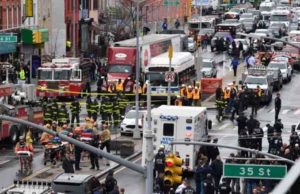 Tiroteo en metro de Brooklyn, Nueva York, deja 13 lesionados