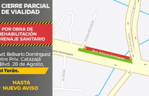 Cierre parcial de vialidades