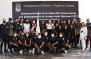 Abanderan a selección UNICACH para Universiada Nacional 2022