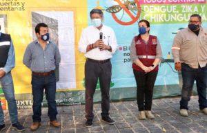 Arranca alcalde Carlos Morales operativos de fumigación en Tuxtla
