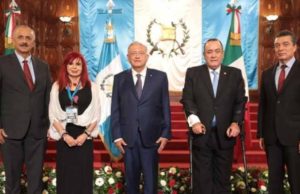 Gobernador Rutilio Escandón y presidente AMLO en gira de trabajo por Guatemala