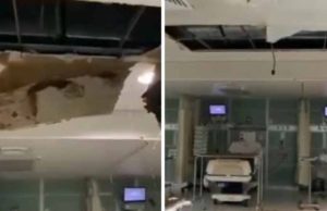 En Chiapas, se desploma parte del techo en hospital de alta especialidad