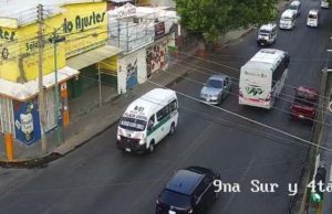 Reporte vial 09 de Mayo