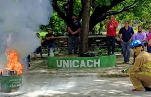 Capacita UNICACH a personal en protección civil