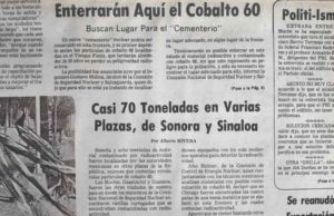 México perdió 247 toneladas de varilla radiactiva