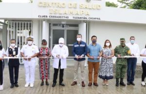 Inauguran Centro de Salud y arranca proyecto de seguridad alimentaria en Tuzantán