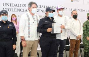 Entregan Unidades Especializadas para la Atención a la Violencia de Género para 14 municipios