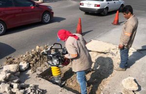 En Tuxtla se atienden cerca de 250 baches a la semana: Obras Viales