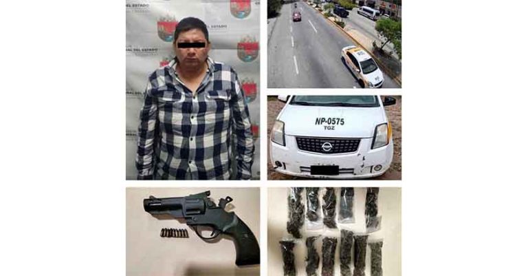 En operativo, detienen SSPM y FGE a sujeto involucrado en diversos robos
