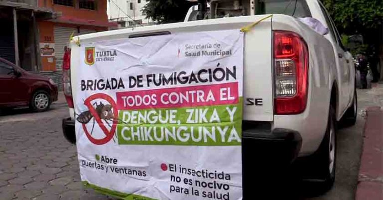 Arrancan en Tuxtla acciones de fumigación para prevenir enfermedades causadas por Vectores
