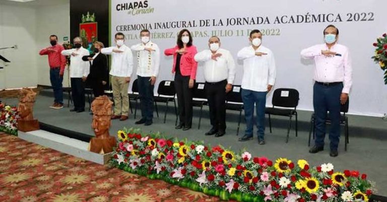 Rutilio Escandón inaugura Jornada Académica 2022 del Colegio de Bachilleres