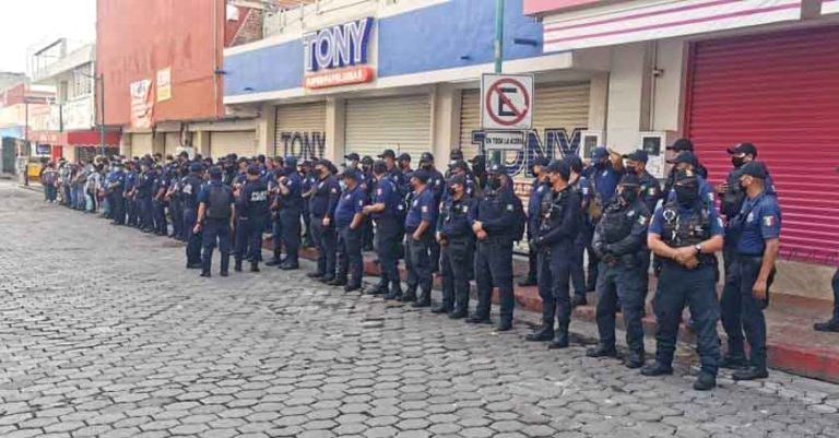 Garantiza SSPM libre tránsito en el centro de Tuxtla