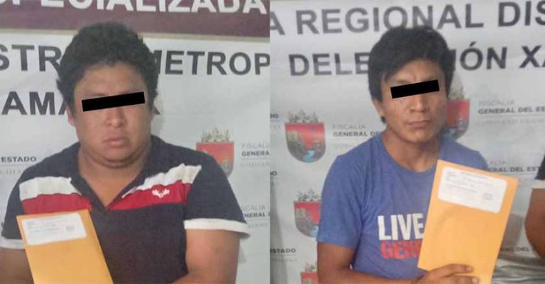 Detiene Policía Municipal a dos sujetos por robo a taller mecánico