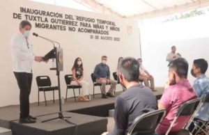 Inauguran Rutilio Escandón y Carlos Morales el Refugio Temporal para Niños Migrantes no Acompañados