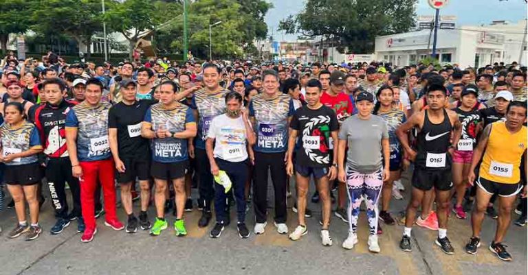 Más de mil deportistas participan en primera carrera de Seguridad en Tuxtla