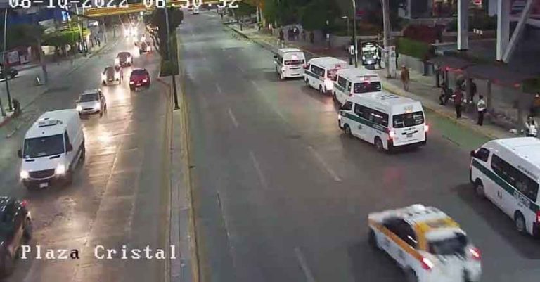 Reporte vial 10 de Agosto