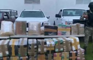 Aseguran en Chiapas casi una tonelada de cocaína