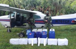 Interceptaron avioneta con 136 kilos de cocaína en Chiapas procedente de Sudamérica