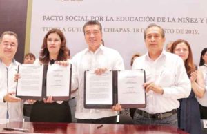 Chiapas asume compromiso para garantizar educación para niñez y juventud