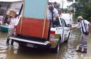 Lluvias dejan afectaciones en carreteras y daños en viviendas en 5 municipios de Chiapas