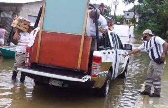 Lluvias dejan afectaciones en carreteras y daños en viviendas en 5 municipios de Chiapas