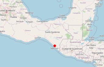 Mapastepec, Chiapas, registra temblor de 4.4 de magnitud
