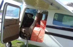 Aseguran en Chiapas una avioneta con más de media tonelada de cocaína