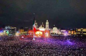 Grupo Firme rompe récord en el Zócalo; asisten 280 mil personas