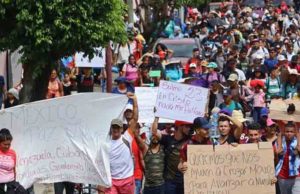 Parte nueva caravana migrante de Tapachula, Chiapas hacia Oaxaca