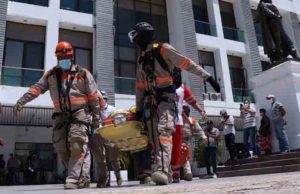 Participa Tuxtla en el Simulacro Nacional de Protección Civil con hipótesis de sismo con intensidad 8.2