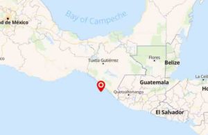 Sismo de 4.2 de magnitud con epicentro en Mapastepec, Chiapas