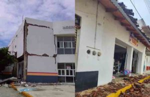 Sismo magnitud 7.7 en Michoacán deja grietas y daños en hospital, iglesias y negocios