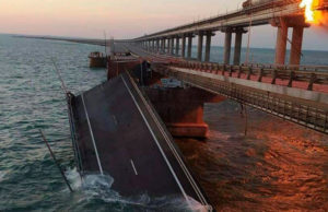 Explosión daña gravemente el puente de Crimea, dicen funcionarios rusos