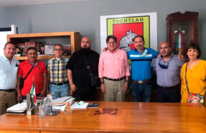 Carlos Morales apoya a locatarios de la Calle Central