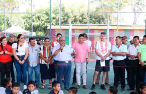 Entrega Carlos Morales el segundo domo en la colonia El Jobo de Tuxtla Gutiérrez