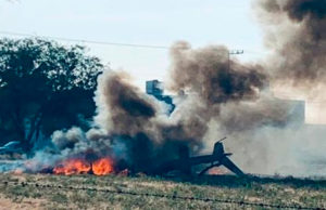 Se desploma helicóptero de la SSP, hay 5 muertos, entre ellos el Secretario de Seguridad de Aguascalientes