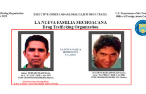 En la lista negra de EUA el cartel de La Nueva Familia Michoacana y a sus líderes