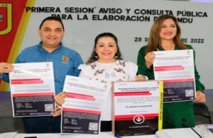 Presentan en sesión del Consejo Municipal de Ordenamiento Territorial y Desarrollo Urbano de Tuxtla el Aviso Público para iniciar Proceso de planeación para la ciudad