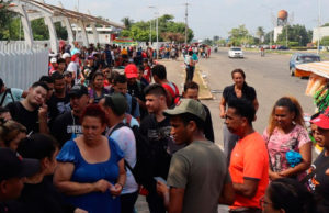 Autoridades disuelven una nueva caravana migrante en Chiapas