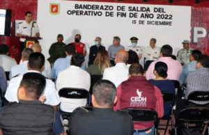 Dan banderazo al operativo de seguridad de fin de año en Tuxtla